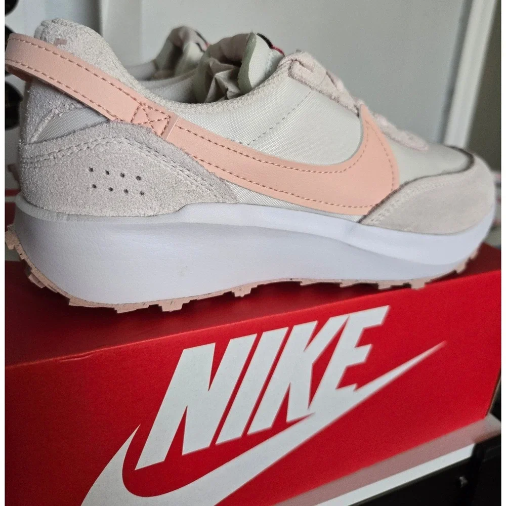 Nike Waffle Debut Womens Light Soft Pink Arctic Orange DH9523-602 Size 7 NEW